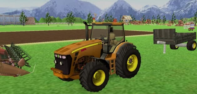 Tractor farm simulator