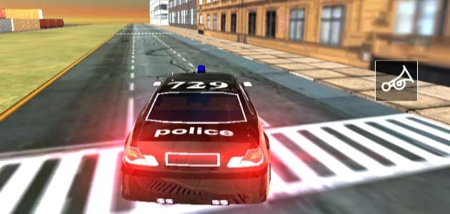 Police drift car