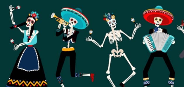 MEXICAN SKELETON PARTY DIFFERENCE