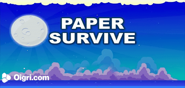 Paper Airplane Flight to Survive