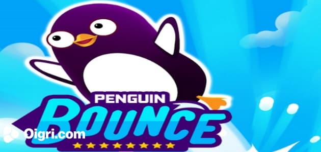 Penguin bounces