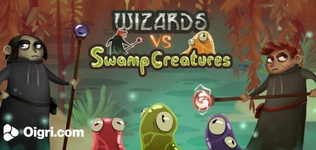 Wizards against swamp creatures