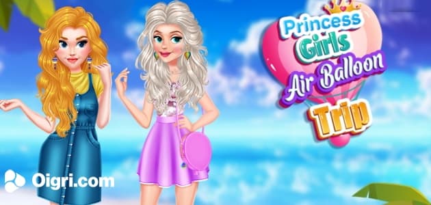 Princess Girls Air Balloon Trip