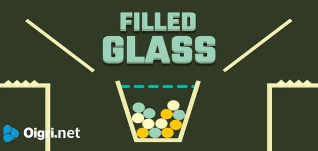 Filled glass