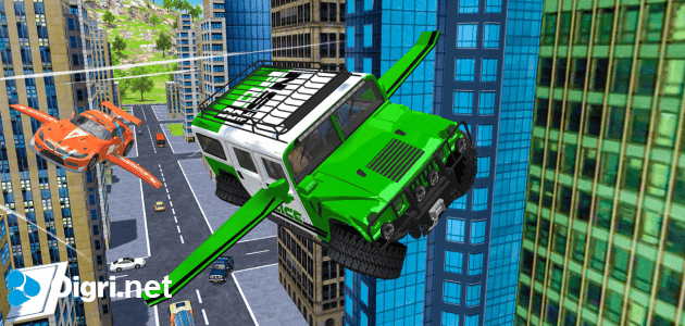 Flying car extreme simulator