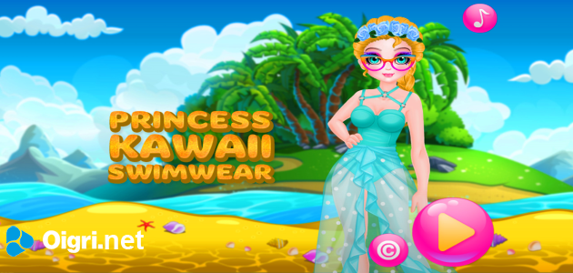 Princess kawaii swimwear