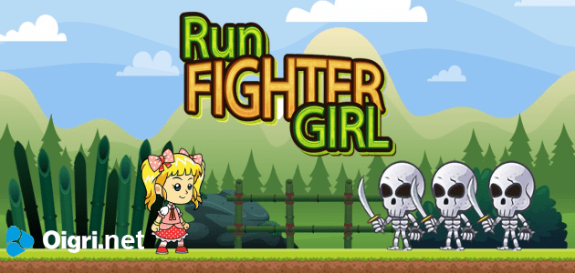 Run fighter girl